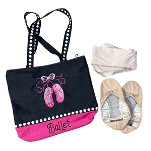 Ballet Bag Ballet Shoe Size 13D Bloch Pink Tights Size Child Small S